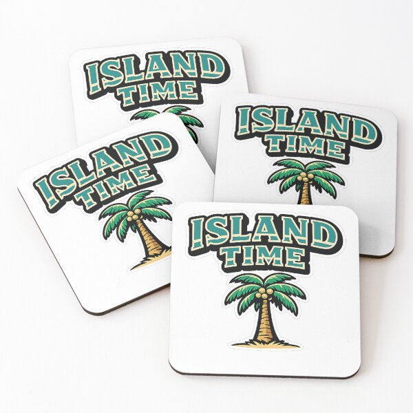 Item preview, Island Time Tropical Palm Tree Design designed and sold by EastEndTownie.