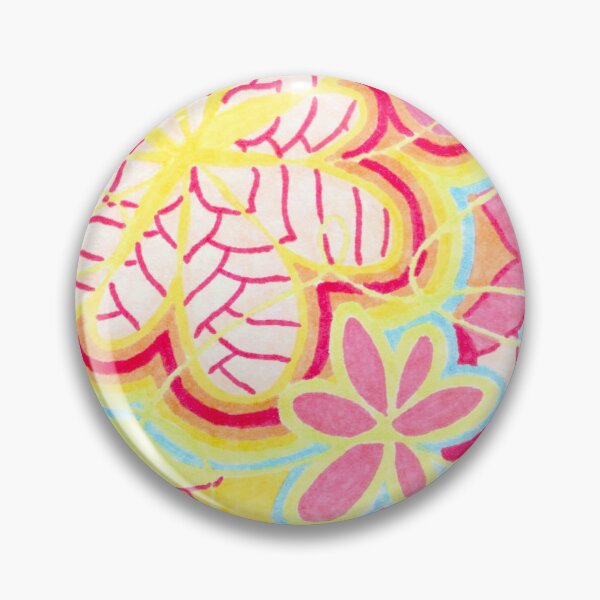 Artikelvorschau, Grooviges Blumen-Mandala, Retro-Farbmarker, handgezeichnet entworfen und verkauft von BOKEbyTC.