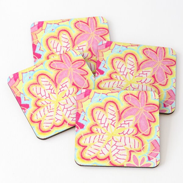 Item preview, Groovy Flower Mandala Retro Color Markers Hand Drawn designed and sold by BOKEbyTC.