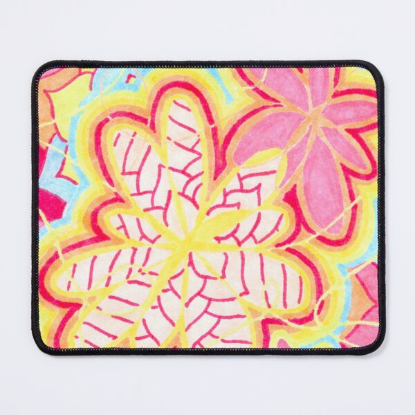 Item preview, Groovy Flower Mandala Retro Color Markers Hand Drawn designed and sold by BOKEbyTC.