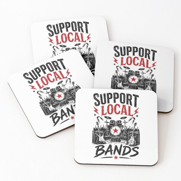 Item preview, Support Local Bands designed and sold by RockitBaby.