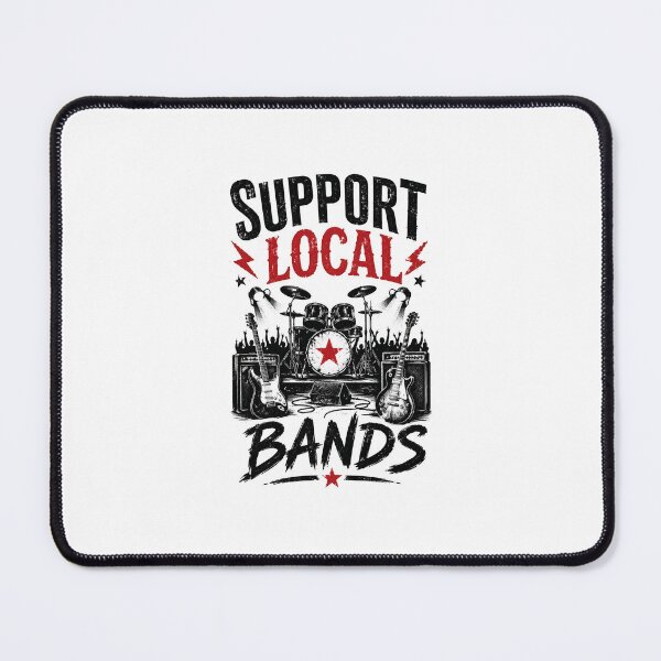 Item preview, Support Local Bands designed and sold by RockitBaby.