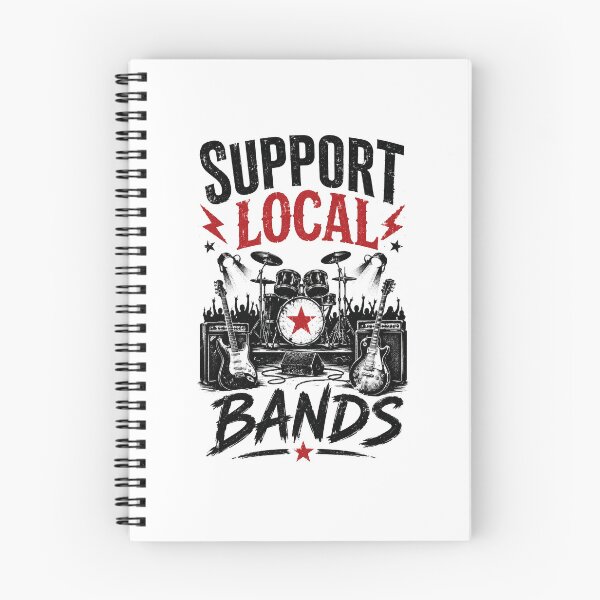 Item preview, Support Local Bands designed and sold by RockitBaby.