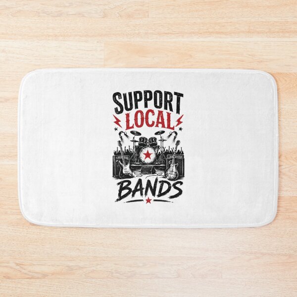 Item preview, Support Local Bands designed and sold by RockitBaby.
