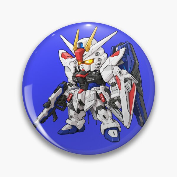 Item preview, cute chibi 2d anime art Freedom Gundam Seed Destiny digital art  designed and sold by sabartgunpla.