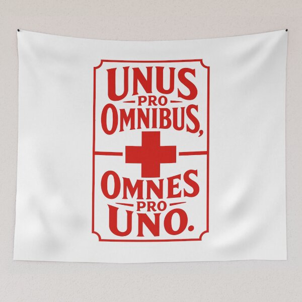 Item preview, Swiss Motto Unus Pro Omnibus Omnes Pro Uno designed and sold by AntiqueImages.