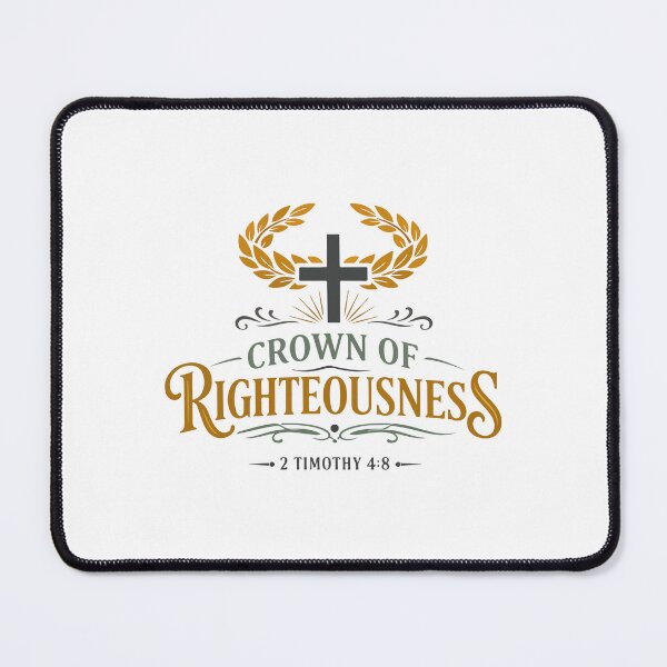 Item preview, Crown of Righteousness Christian– 2 Timothy 4:8 Bible Verse designed and sold by stylishdzign.