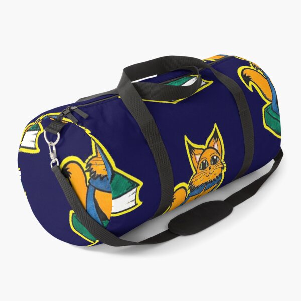 Item preview, Wizard Study Ginger Cat Marker Hand Drawn Navy Blue designed and sold by BOKEbyTC.
