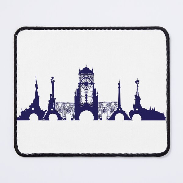 Item preview, Epic Universe Portals - Illustration of the new Universal Orlando park (Fan Art) designed and sold by FoolishDreamers.