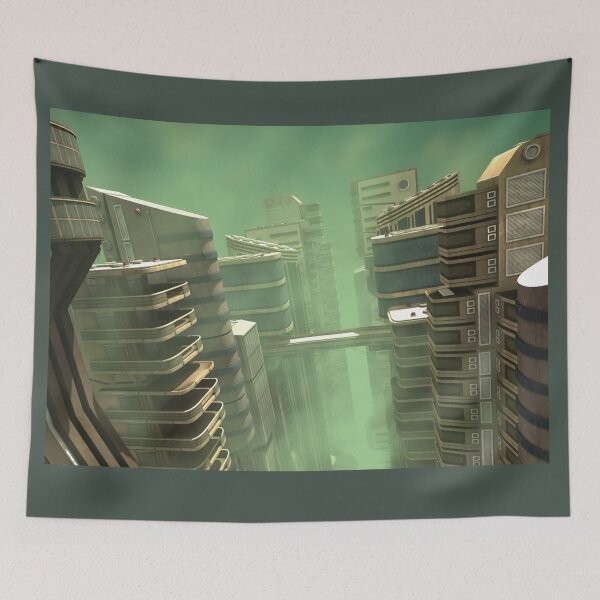 Item preview, 3D Illustration Futuristic City designed and sold by Vac1.