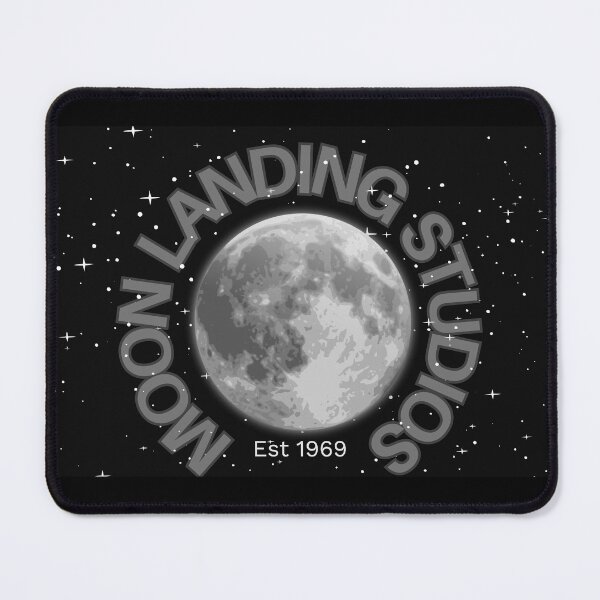 Item preview, Moon landing conspiracy shirt funny fake company designed and sold by We hate everything.