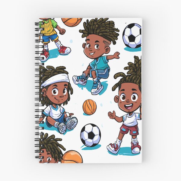 Aperçu de l'œuvre Motif imprimé pour garçons athlétiques, sports et dreadlocks créée et vendue par RichardRags.