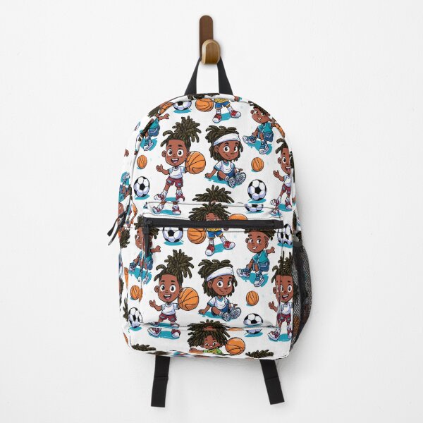 Item preview, Athletic Boys Sports And Locs Print Pattern designed and sold by RichardRags.
