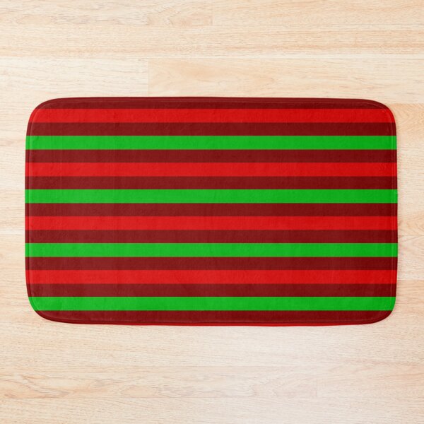 Item preview,  Red And Green Stripes Design Maroon  designed and sold by PatternTitan.