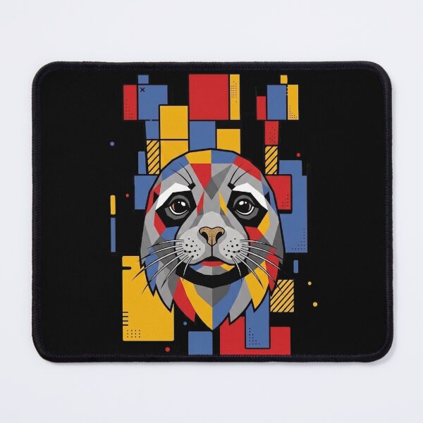 Item preview, Funny Seal Colorful Blocks Geometric Art Boys Girls Kids designed and sold by FurryHavenPH.