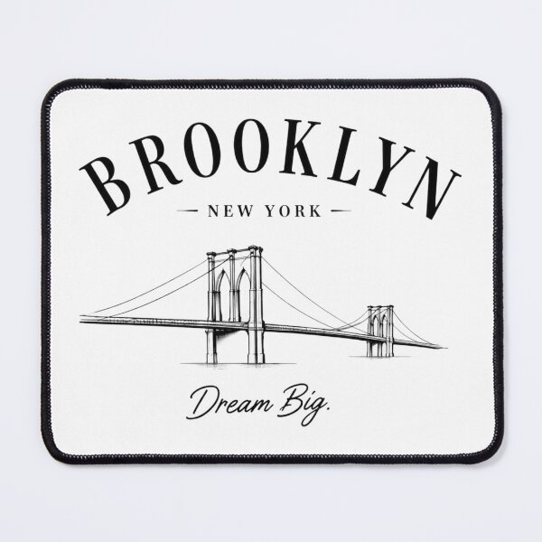 Item preview, Brooklyn Bridge Minimalist T-Shirt | Dream Big New York Vintage Graphic designed and sold by LoppiPrintShop.