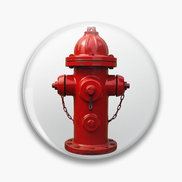 Item preview, Red Fire Hydrant Cutout – Photorealistic Isolated Street Hydrant designed and sold by EmeraldeaArt.