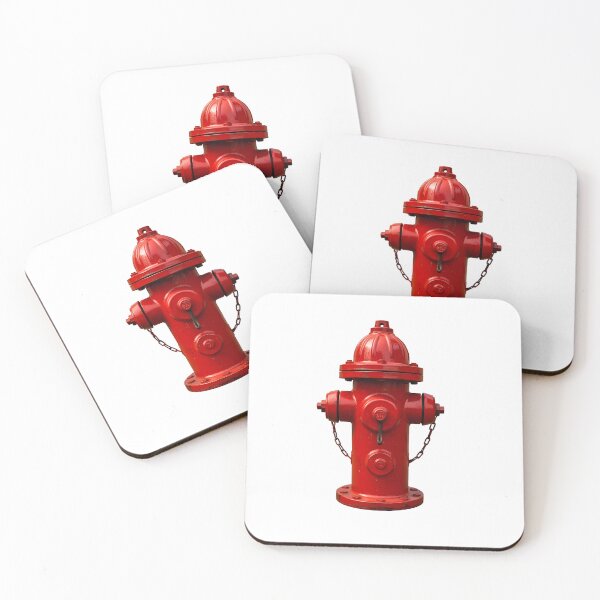 Item preview, Red Fire Hydrant Cutout – Photorealistic Isolated Street Hydrant designed and sold by EmeraldeaArt.