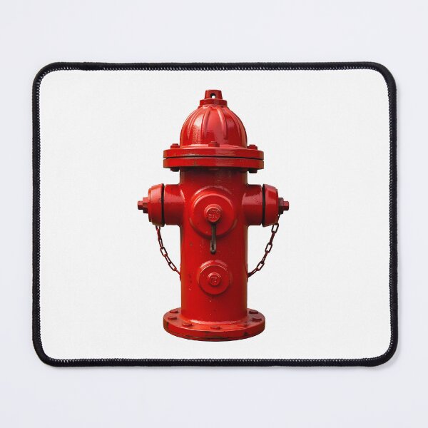 Item preview, Red Fire Hydrant Cutout – Photorealistic Isolated Street Hydrant designed and sold by EmeraldeaArt.