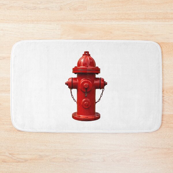 Item preview, Red Fire Hydrant Cutout – Photorealistic Isolated Street Hydrant designed and sold by EmeraldeaArt.