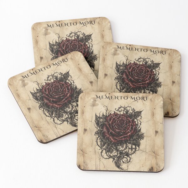Item preview, Memento Mori Rose of Thorns and Skulls designed and sold by IdeaSmith.