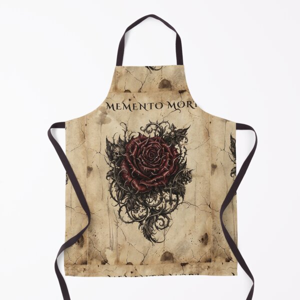 Item preview, Memento Mori Rose of Thorns and Skulls designed and sold by IdeaSmith.