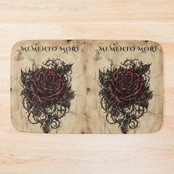 Item preview, Memento Mori Rose of Thorns and Skulls designed and sold by IdeaSmith.