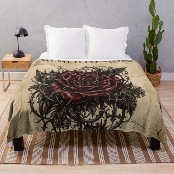 Item preview, Memento Mori Rose of Thorns and Skulls designed and sold by IdeaSmith.