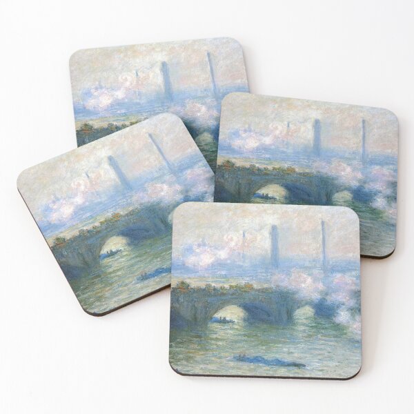 Item preview, Waterloo Bridge London Claude Monet painting designed and sold by ArtUnova.