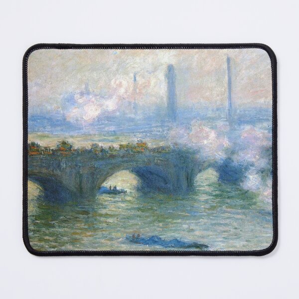 Item preview, Waterloo Bridge London Claude Monet painting designed and sold by ArtUnova.
