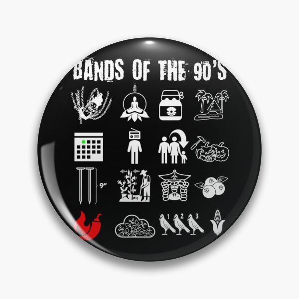 Item preview, Nerdy Iconic Alternative Rock Bands Of The 90S designed and sold by berianebadi.