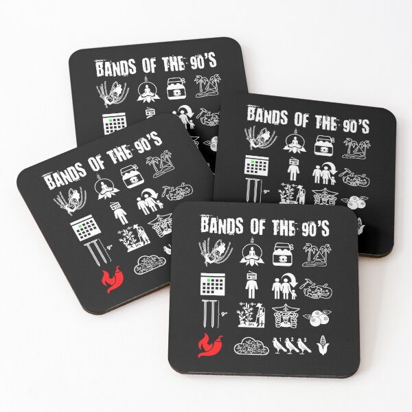 Item preview, Nerdy Iconic Alternative Rock Bands Of The 90S designed and sold by berianebadi.