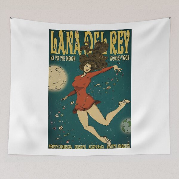 Item preview, La To The Moon Lana Del Ray Word Tour designed and sold by samuelhadads.