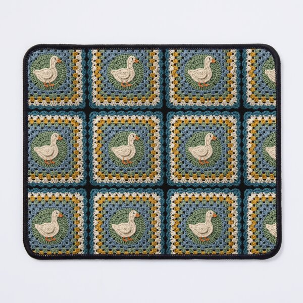 Item preview, Crochet Granny Square Goose or Duck Farmhouse - Moss Green designed and sold by paldronma.