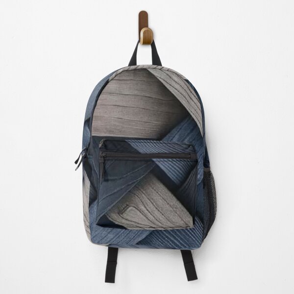 Item preview, Woven Wooden Planks Texture Interlocking Dark Grey and Beige Wood Pattern designed and sold by LYAN-STORE.
