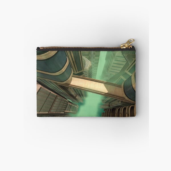 Item preview, Skybridge Above a Retro Futuristic City designed and sold by Vac1.