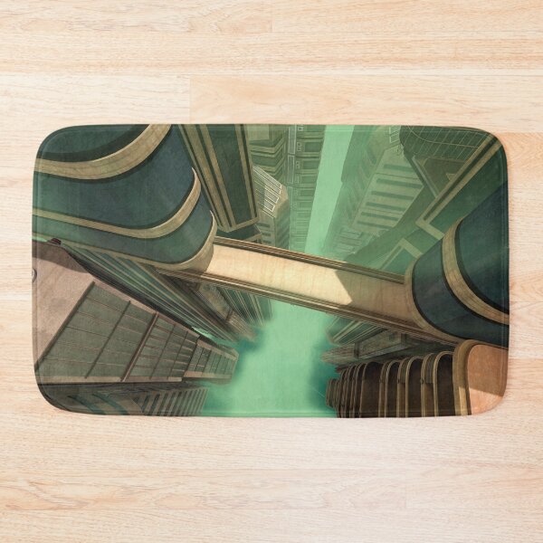 Item preview, Skybridge Above a Retro Futuristic City designed and sold by Vac1.