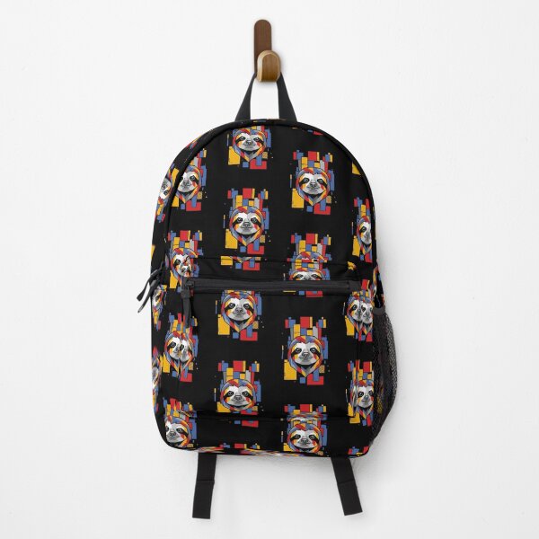 Item preview, Funny Sloth Colorful Blocks Geometric Art Boys Girls Kids designed and sold by FurryHavenPH.
