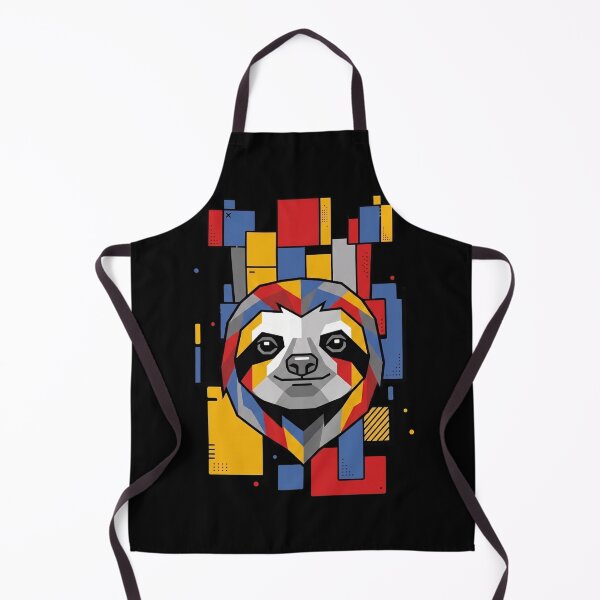 Item preview, Funny Sloth Colorful Blocks Geometric Art Boys Girls Kids designed and sold by FurryHavenPH.