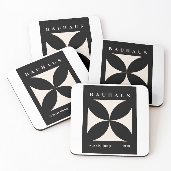 Item preview, Bauhaus Exhibition 1919 Black Geometric Poster designed and sold by theamouspenk.