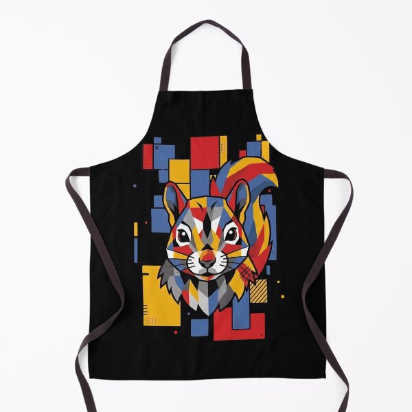 Item preview, Funny Squirrel Colorful Blocks Geometric Art Boys Girls Kids designed and sold by FurryHavenPH.