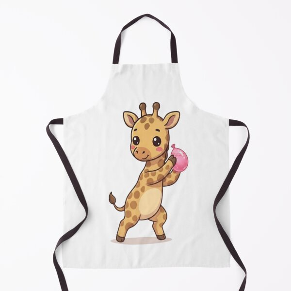 Item preview, Cute Giraffe Holding Water Balloon designed and sold by Ella_Sketch.