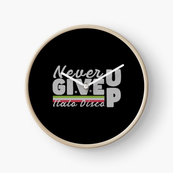 Item preview, Never Give Up Italo Disco designed and sold by Graphroad.