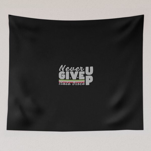 Item preview, Never Give Up Italo Disco designed and sold by Graphroad.