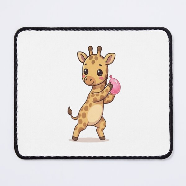 Item preview, Cute Giraffe Holding Water Balloon designed and sold by Ella_Sketch.