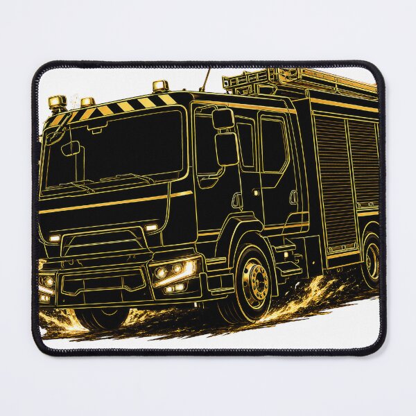 Item preview, FPT Gold Edition – Fire Engine Vector Illustration designed and sold by TitiaDesign.