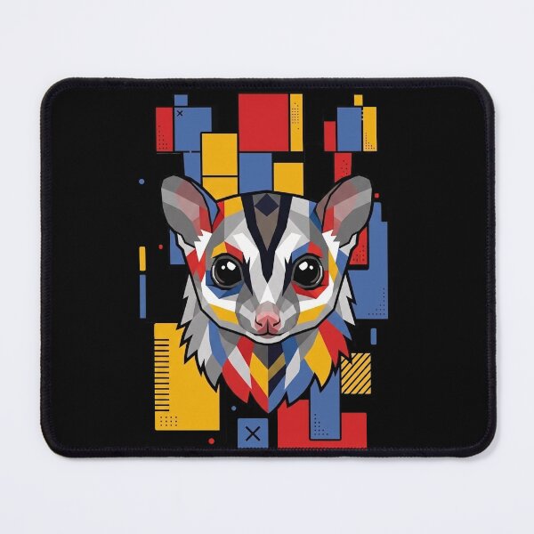 Item preview, Funny Sugar Glider Colorful Blocks Geometric Art Boys Girls Kids designed and sold by FurryHavenPH.