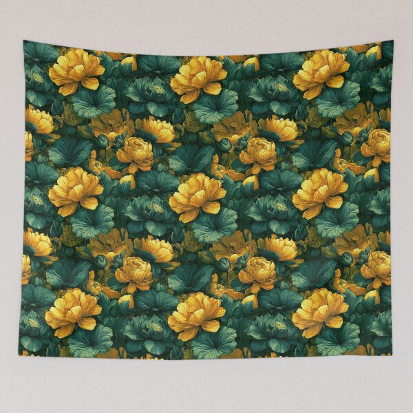 Item preview, Radiant Lotus Floral  - Birth Flower Pattern - Housewarming Gifts designed and sold by RoyalStarsPatts.