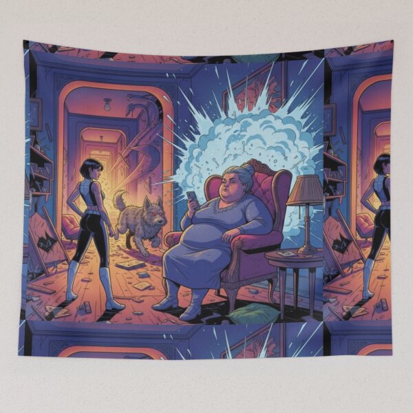 Item preview, Nothing Interrupts Grandma's Quiet Evening designed and sold by TreatLLC.