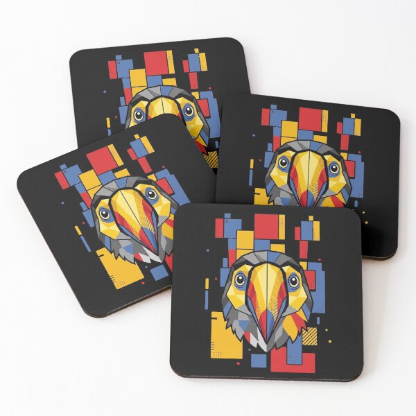 Item preview, Funny Toucan Colorful Blocks Geometric Art Boys Girls Kids designed and sold by FurryHavenPH.